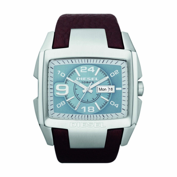 Bracelet montre diesel hot sale cuir